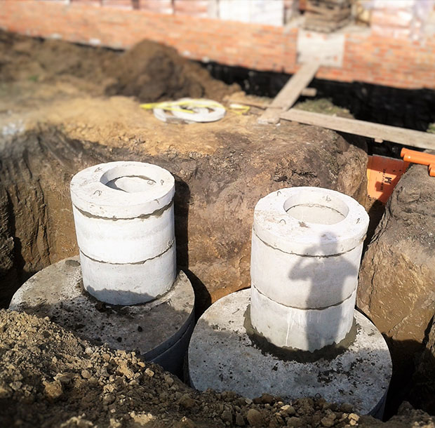 Септики из бетонных колец в Ступинском районе